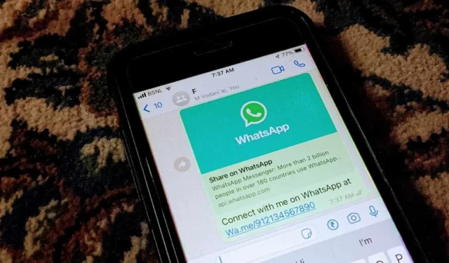 5 manieren om een ​​WhatsApp-profiellink te maken en te delen