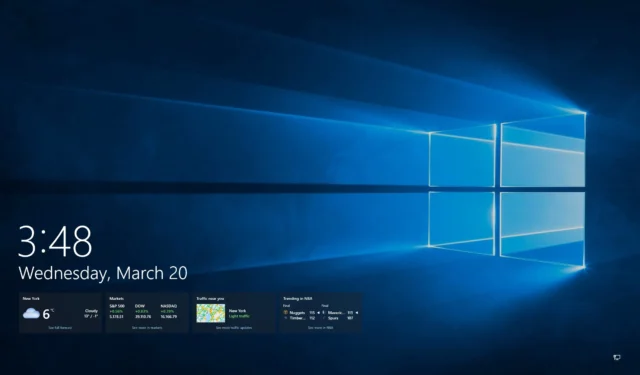 Microsoft está agregando funciones de MSN a la pantalla de bloqueo de Windows 10