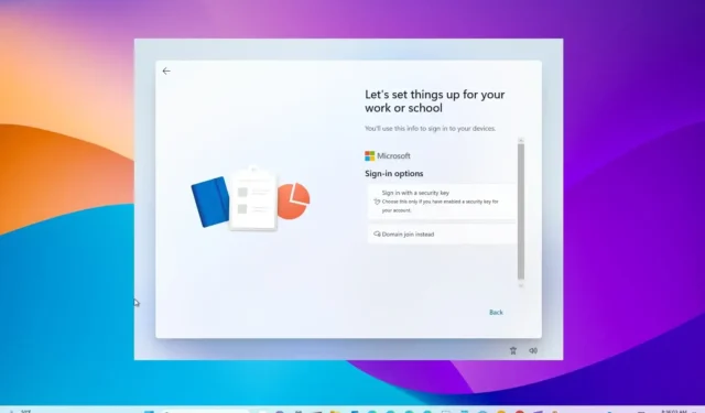 Installez Windows 11 avec un compte local au lieu d’un compte Microsoft