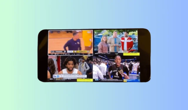 March Madness : YouTube TV obtient le multiview sur iOS et iPadOS, mais il semble qu’Android doive attendre
