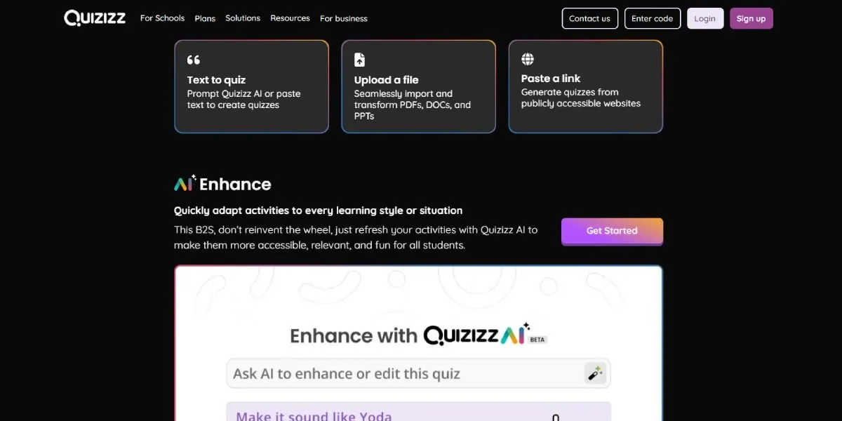 Generatore di domande Quizizz Ai For Teachers