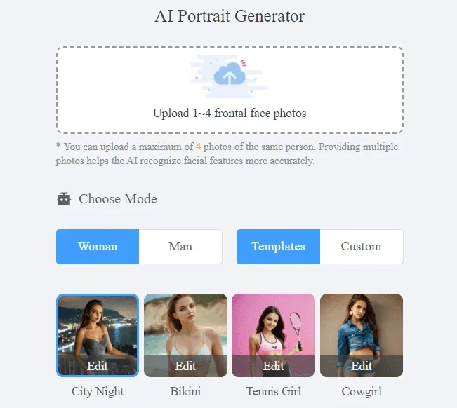 AI Portretgenerator