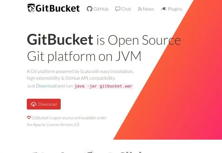 Gitbucket-Landingpage