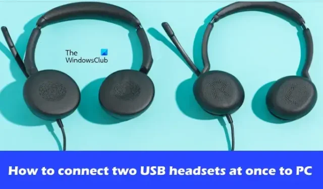 So schließen Sie zwei USB-Headsets gleichzeitig an den PC an