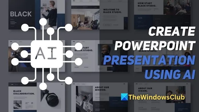 Crie uma apresentação em PowerPoint usando IA