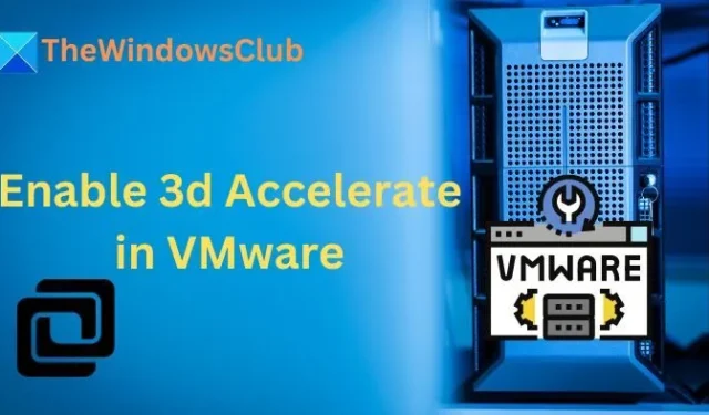 Come abilitare la grafica 3D accelerata in VMware
