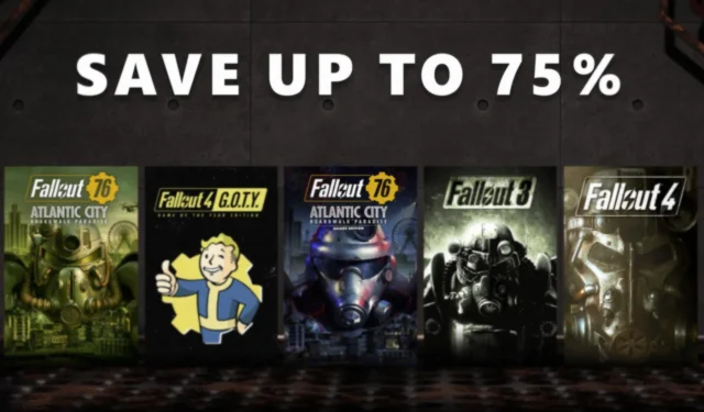 Wróć na pustkowia z 75% zniżką na całą serię Fallout