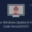 Como corrigir o código de erro do Windows Update 0xca020007