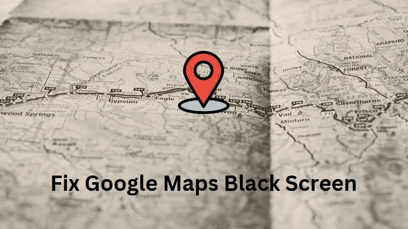 Google マップの黒い画面の問題