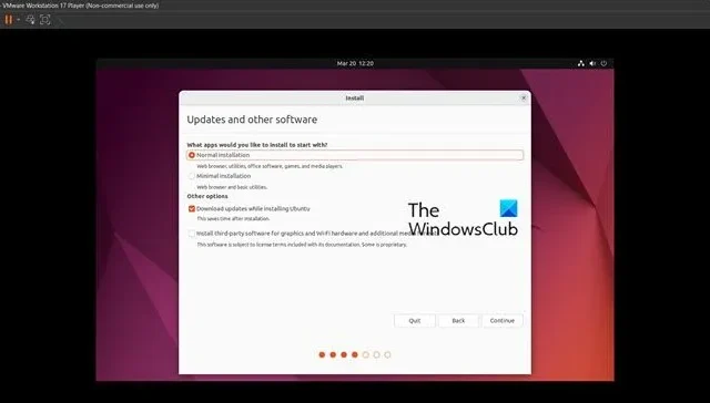 Como instalar o Ubuntu na estação de trabalho VMWare