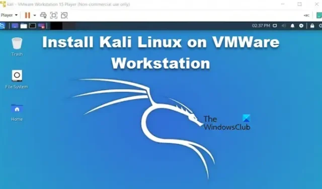 Como instalar o Kali Linux na estação de trabalho VMWare