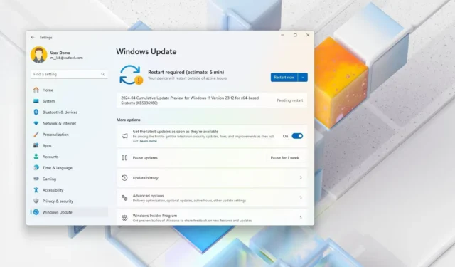 Windows 11-update KB5036980 introduceert nieuw beleid en netwerk-, kernel- en opstartoplossingen (preview)