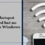Hotspot mobile connecté mais pas d’Internet sous Windows 11/10