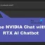Windows PC에서 RTX AI Chatbot과 함께 NVIDIA Chat을 사용하는 방법