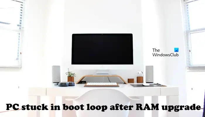 PC preso no loop de inicialização após atualização de RAM