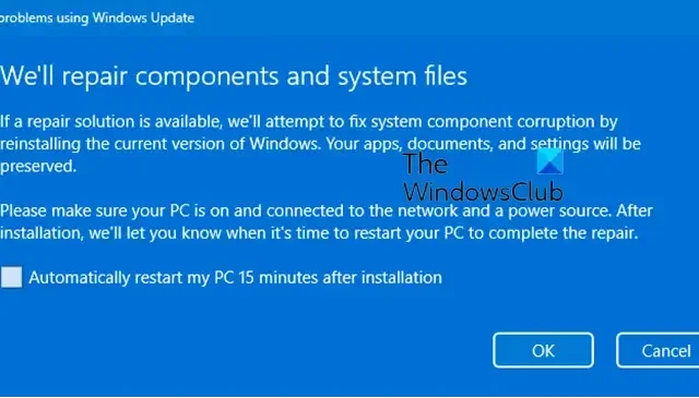 Como reinstalar o Windows 11 usando o Windows Update