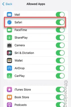 Safari ausente do iPhone: aqui está a solução