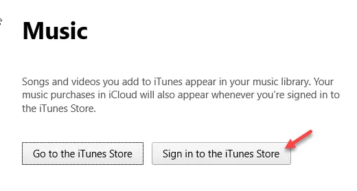 iTunes에 로그인하세요.