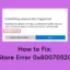 Como corrigir o erro da Microsoft Store 0x80070520 no Windows