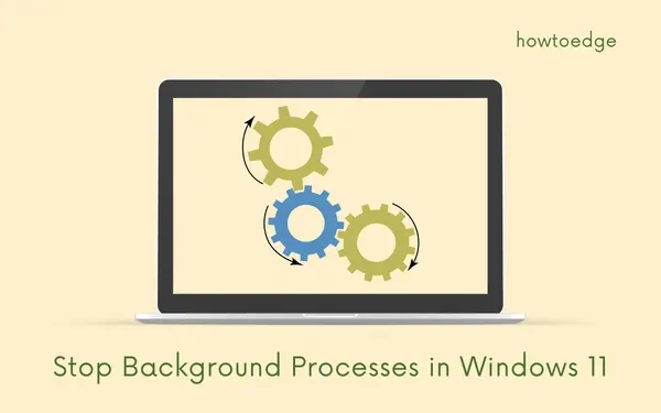 Come interrompere i processi in background in Windows 11