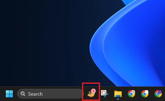 icône des widgets dans la version stable de Windows 11 23h2
