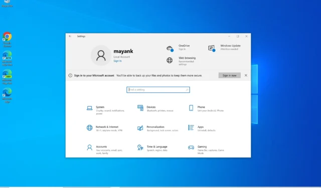 Windows 10 KB5036979 esegue il push dell’account Microsoft (download diretto .msu)
