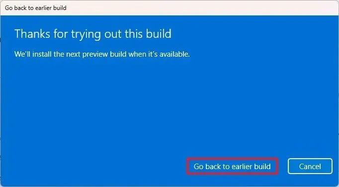 Windows 11 24H2 terugdraaien