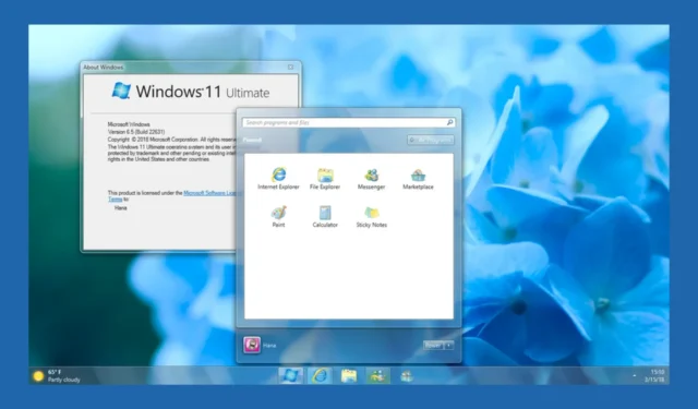 Microsoft, es gibt immer noch jede Menge Aero-Fans. Können Sie dieses Windows 11-Design umsetzen?