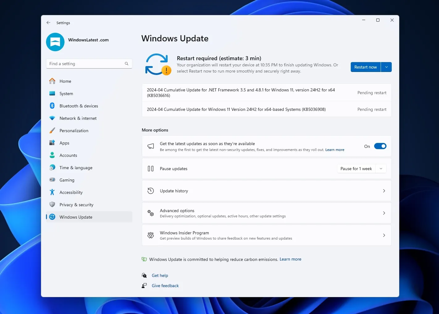 Windows 11 KB5036908-update