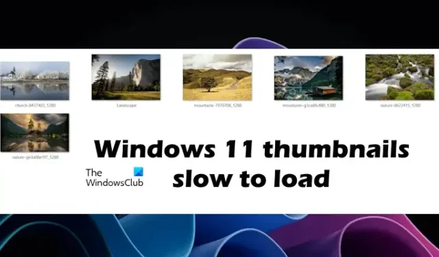 Les vignettes Windows 11 sont lentes à charger ? Accélérer le chargement des vignettes