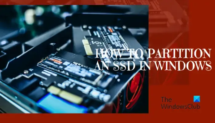 Hoe een SSD te partitioneren