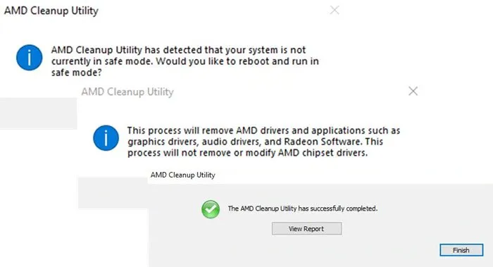 AMD クリーンアップユーティリティ