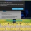 Kan Recall niet openen in Windows 11: minimale hardwarevereisten