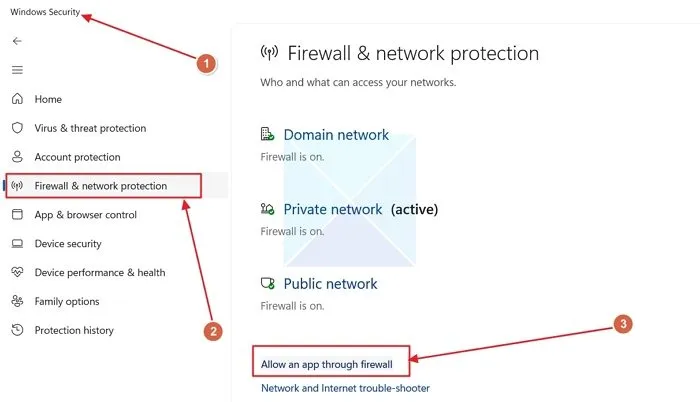 Modifica delle impostazioni del firewall in Windows