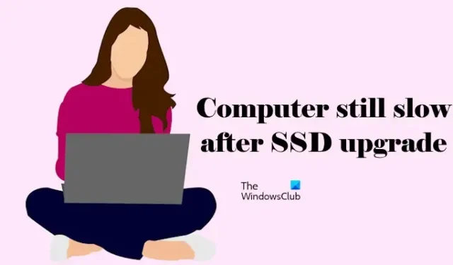 La computadora con Windows sigue lenta después de la actualización de SSD