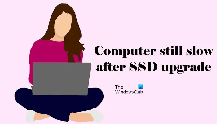 La computadora sigue lenta después de la actualización de SSD