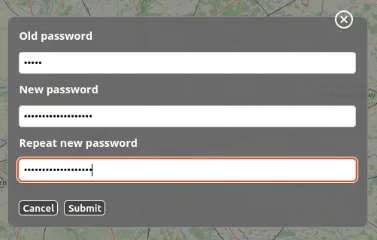 Uno screenshot che mostra la finestra di richiesta della password del server ulogger.
