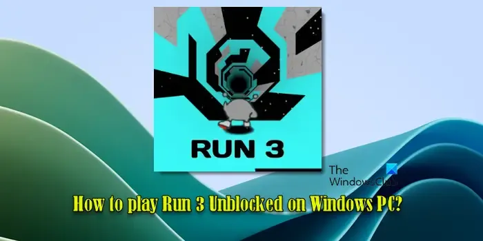如何在 Windows PC 上玩 Run 3 Unblocked