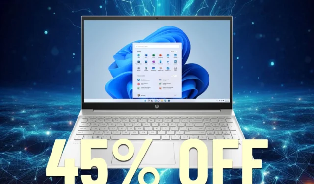 45% korting: HP Pavilion Laptop 15 met Core i7 13e generatie, 16 GB RAM