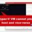 A VM Hyper-V não pode executar ping no host e vice-versa [Correção]