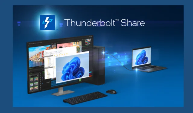 Intel、2台のPC間のやり取りを容易にするThunderbolt Shareを発表