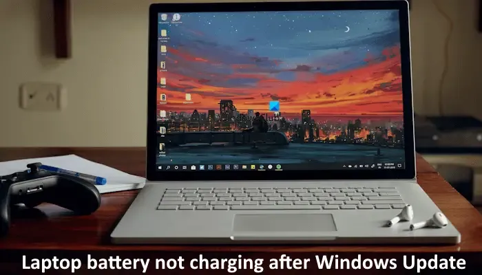 La computadora portátil no se carga después de la actualización de Windows