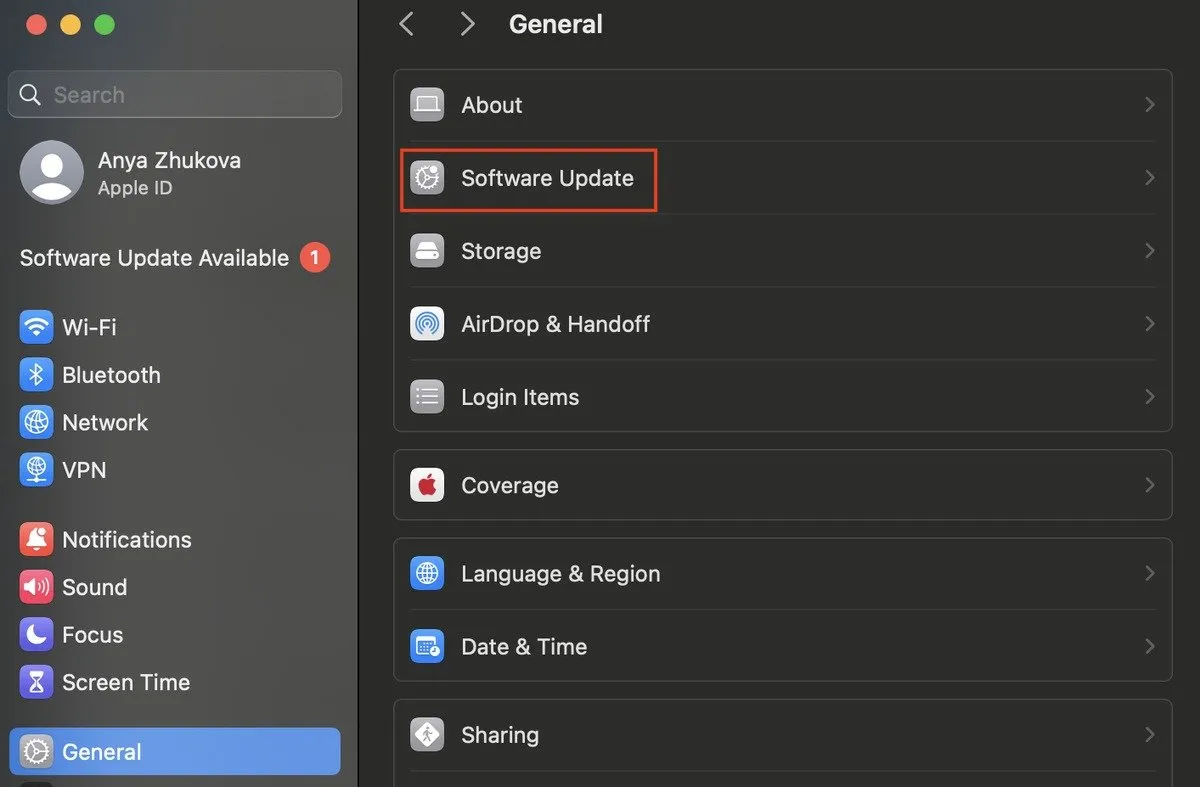 macOS-software-update