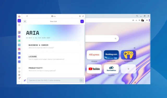 Die KI des Aria-Browsers von Opera integriert Google Gemini, die neueste Ergänzung seiner wachsenden Liste von Modellen