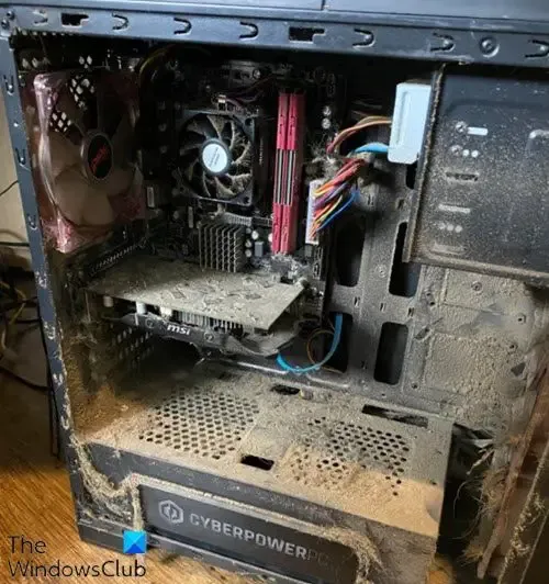 limpe fisicamente seu computador Windows