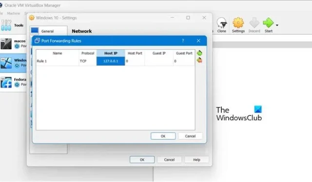 VirtuaBox Port forwarding: inoltra le porte alla macchina virtuale per usarla come un server