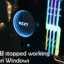 RAM RGB werkt niet meer op Windows 11