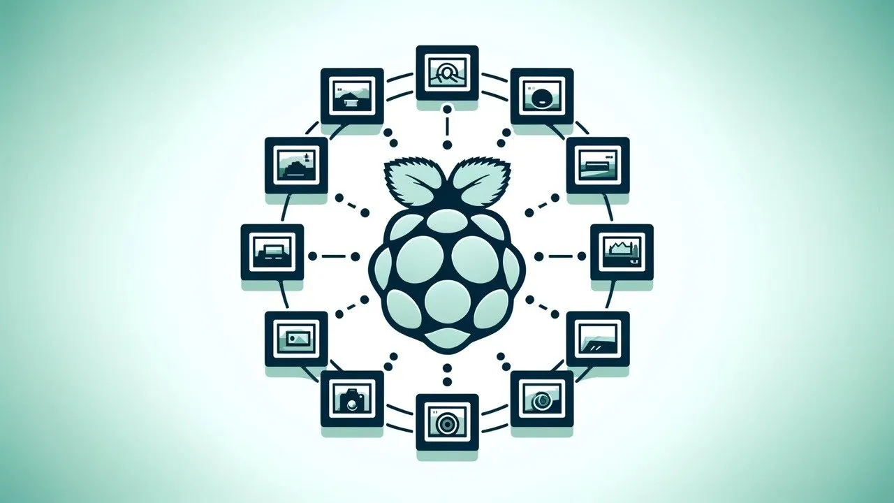 Raspberry Pi zelfgehoste fotogalerij