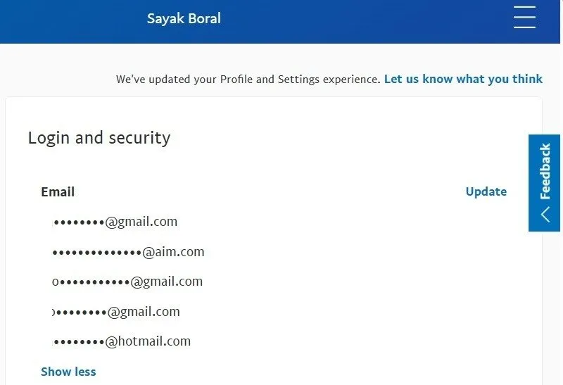 Utiliser plusieurs adresses e-mail avec PayPal.