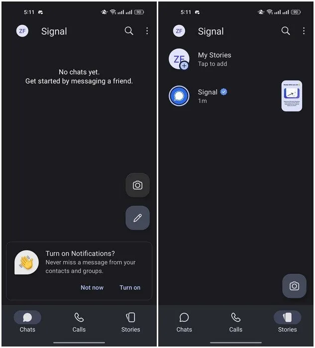 Signaal-app